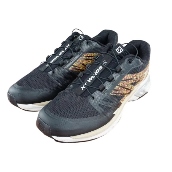 Salomon XT Wings 2 Shoes Unisex Black Women’s 9 Men’s 8 Hiking Trail Outdoor - Picture 2 of 12